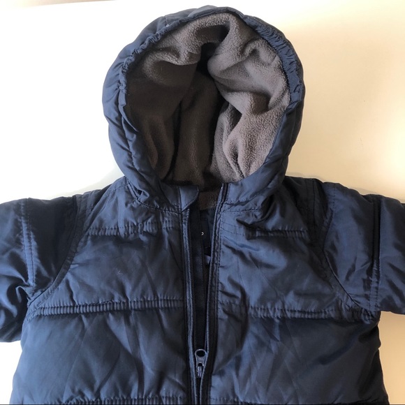 Baby Gap Winter Snow Suit Fleece Lined Bunting 6m - Picture 3 of 7
